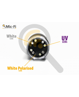 Microscopio Wi-Fi Luce UV e Filtro Polarizzatore